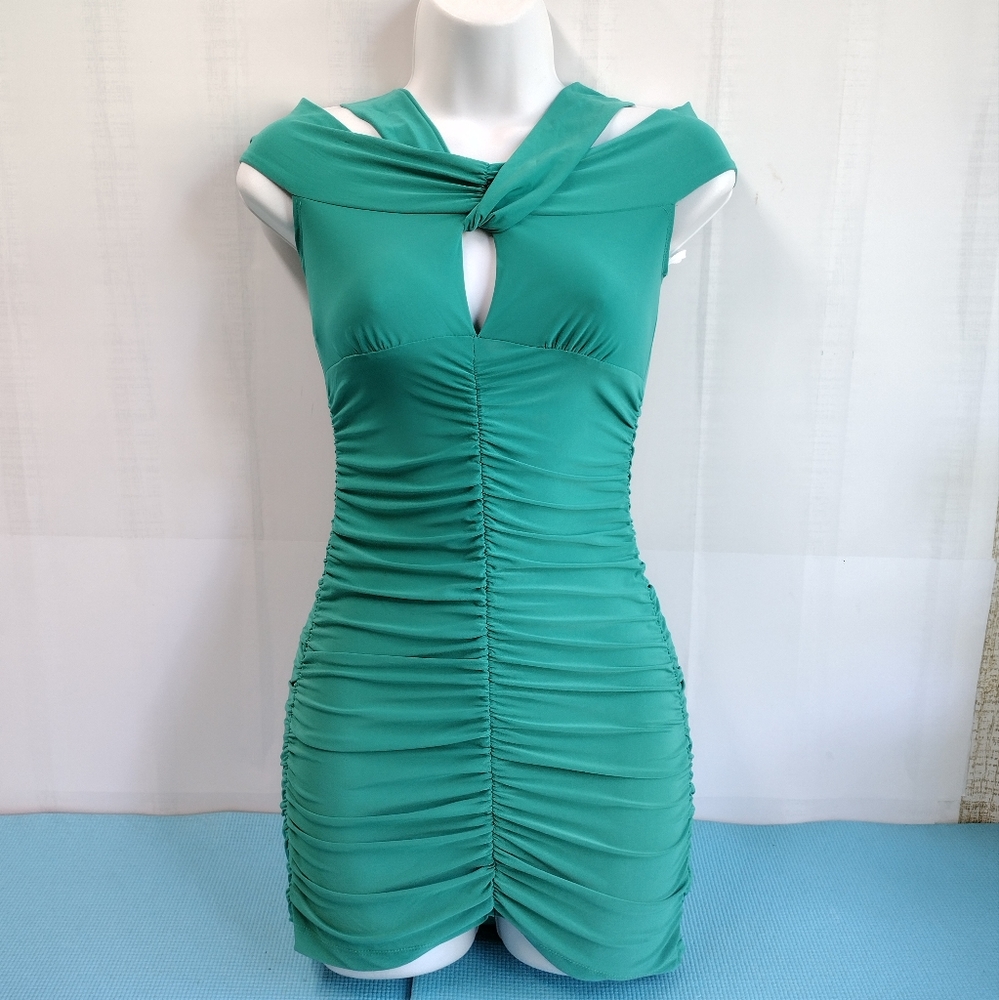 NEW True Light Wrap Mini Dress Bodycon Rushed Size S